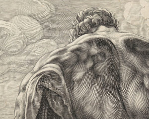 Hendrick Goltzius "Farnese Hercules" (c.1592) Dated 1617 - Mabon Gallery