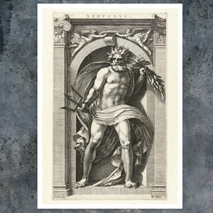 Hendrick Goltzius "Neptune" (c.1592) - Mabon Gallery