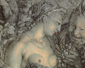 Hendrick Goltzius "Without Ceres and Bacchus, Venus Would Freeze" (c.1600 - 1603) - Mabon Gallery