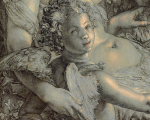 Hendrick Goltzius "Without Ceres and Bacchus, Venus Would Freeze" (c.1600 - 1603) - Mabon Gallery