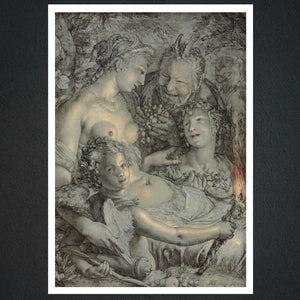 Hendrick Goltzius "Without Ceres and Bacchus, Venus Would Freeze" (c.1600 - 1603) - Mabon Gallery