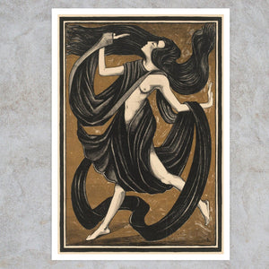 Henk Schilling "Danseres met Draperieën" (c.1919) - Mabon Gallery