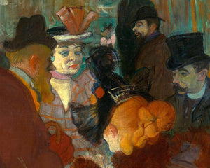 Henri de Toulouse - Lautrec "At the Moulin Rouge" (c.1892) - Mabon Gallery