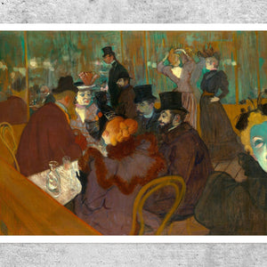 Henri de Toulouse - Lautrec "At the Moulin Rouge" (c.1892) - Mabon Gallery