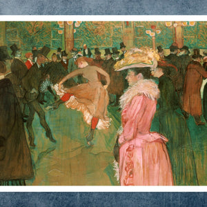 Henri de Toulouse - Lautrec "At the Moulin Rouge, The Dance" (c.1890) - Mabon Gallery