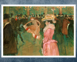 Henri de Toulouse - Lautrec "At the Moulin Rouge, The Dance" (c.1890) - Mabon Gallery