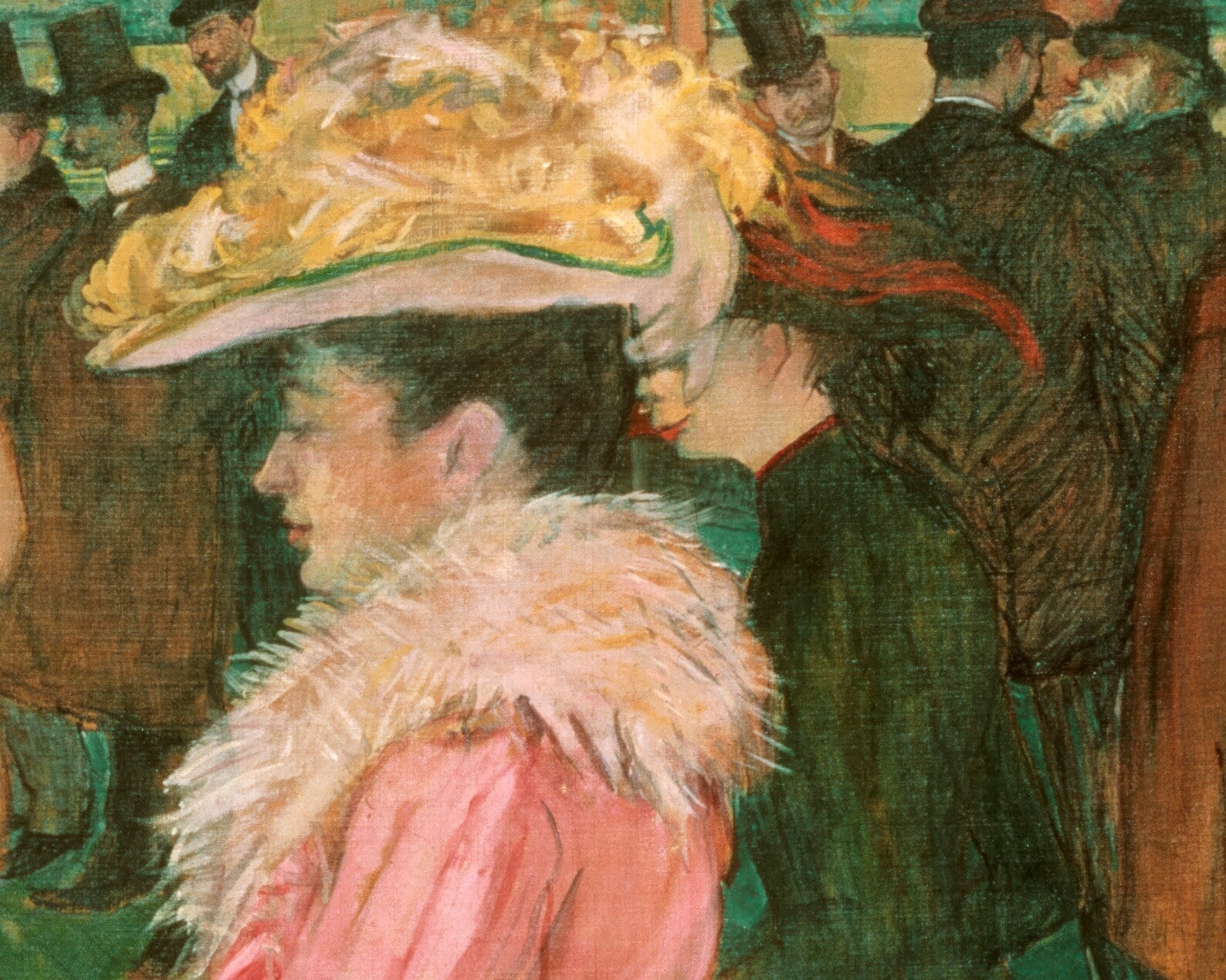 Henri de Toulouse - Lautrec "At the Moulin Rouge, The Dance" (c.1890) - Mabon Gallery