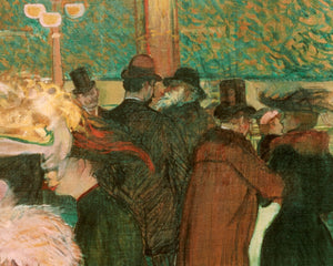 Henri de Toulouse - Lautrec "At the Moulin Rouge, The Dance" (c.1890) - Mabon Gallery