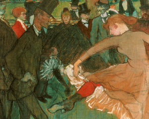 Henri de Toulouse - Lautrec "At the Moulin Rouge, The Dance" (c.1890) - Mabon Gallery