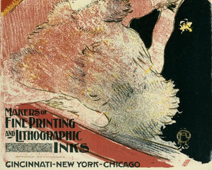 Henri de Toulouse - Lautrec "Au Concert - Ault & Wiborg Ink Company" (c.1896) - Mabon Gallery