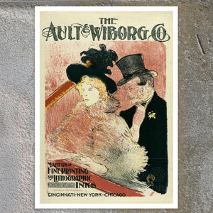 Henri de Toulouse - Lautrec "Au Concert - Ault & Wiborg Ink Company" (c.1896) - Mabon Gallery