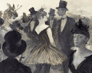 Henri de Toulouse - Lautrec "Bal masqué" (c.1888) - Mabon Gallery