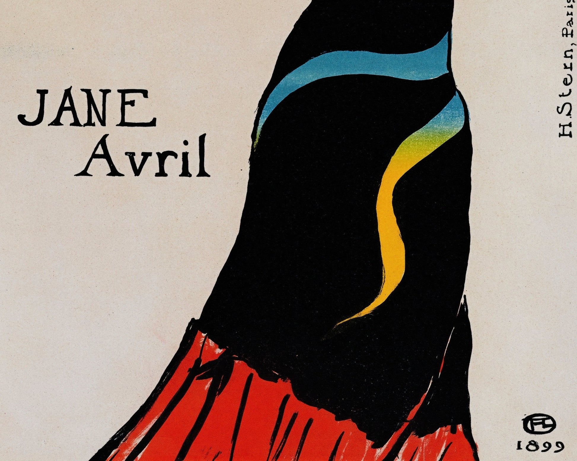 Henri de Toulouse - Lautrec "Jane Avril" (c.1899) - Mabon Gallery