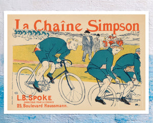 Henri de Toulouse - Lautrec "La Chaine Simpson" (c1900) - Mabon Gallery