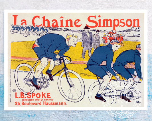 Henri de Toulouse - Lautrec "La Chaine Simpson" (c1900) - Mabon Gallery