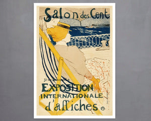 Henri de Toulouse - Lautrec "La Passagère du 54 (Salon des Cent)" (c.1895) Art Nouveau Poster - Mabon Gallery