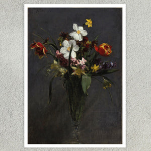 Henri Fantin - Latour "Fleurs de Printemps" (c.1871) - Mabon Gallery