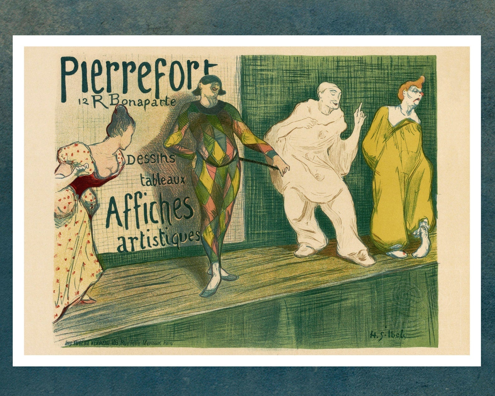 Henri - Gabriel Ibels "Pierrefort. Affiches Artistiques" (c.1898) - Mabon Gallery