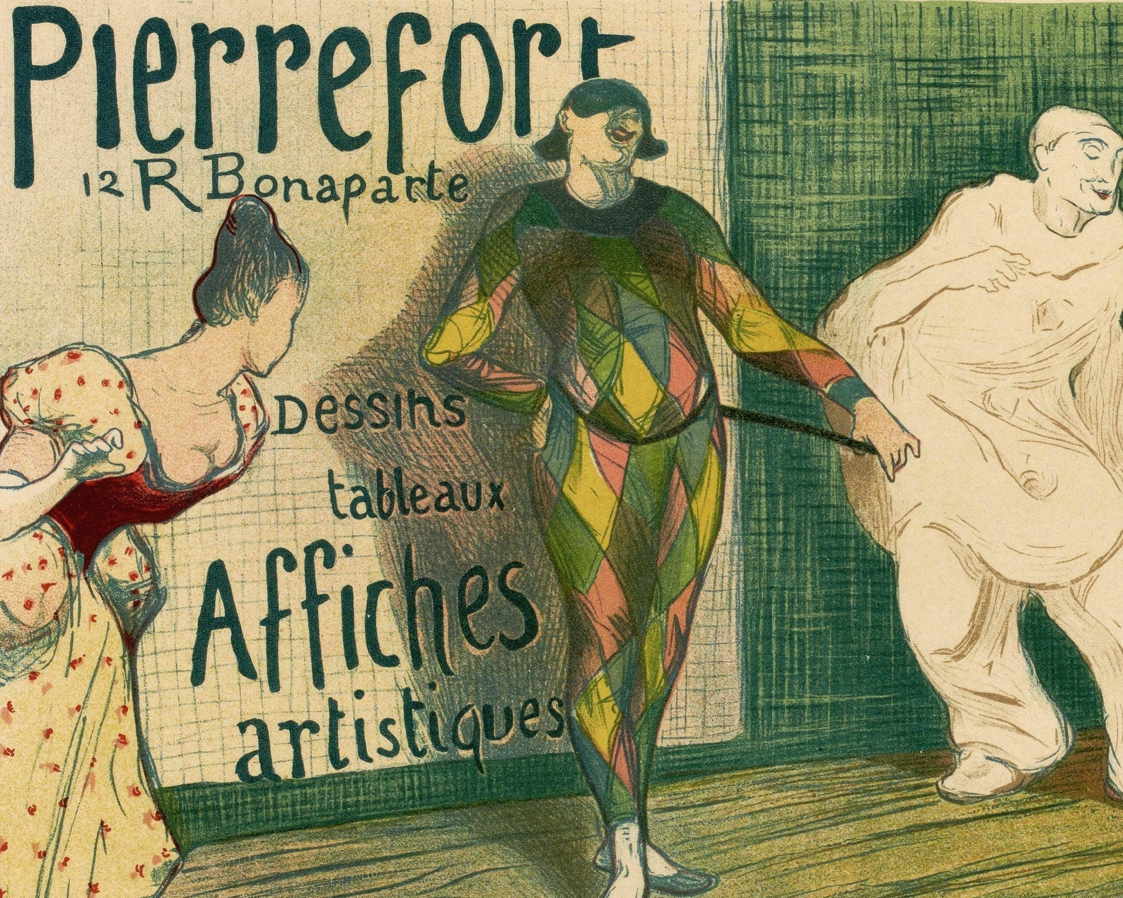 Henri - Gabriel Ibels "Pierrefort. Affiches Artistiques" (c.1898) - Mabon Gallery