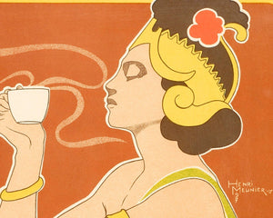 Henri Georges J. I. Meunier "Cafe Rajah" (c.1897) - Mabon Gallery