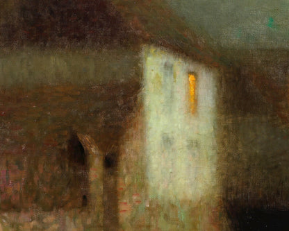 Henri Le Sidaner "Le Canal au Clair de Lune, Gisors" (c.1901) - Mabon Gallery