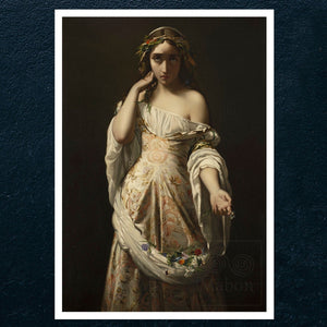 Henri Lehmann "Ophelia" (c.1847) - Mabon Gallery