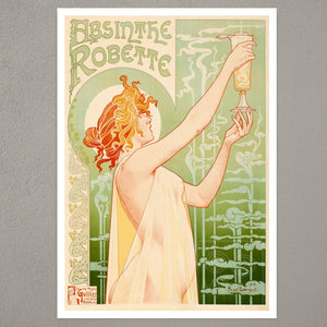 Henri Privat - Livemont "Absinthe Robette" (c.1896) - Mabon Gallery