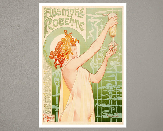 Henri Privat - Livemont "Absinthe Robette" (c.1896) - Mabon Gallery