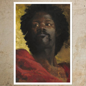 Henri Regnault "A Chief of Abyssinia" (c.1870) - Mabon Gallery