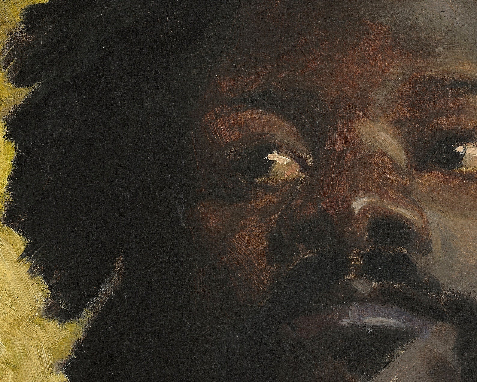 Henri Regnault "A Chief of Abyssinia" (c.1870) - Mabon Gallery
