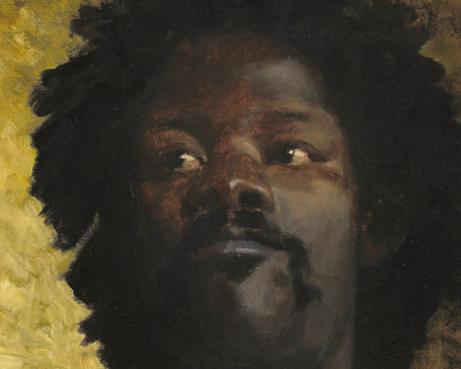 Henri Regnault "A Chief of Abyssinia" (c.1870) - Mabon Gallery