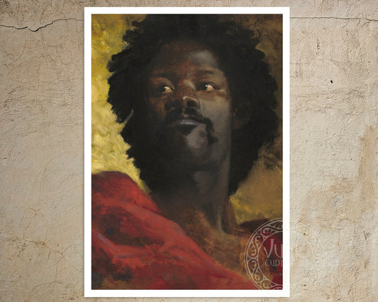 Henri Regnault "A Chief of Abyssinia" (c.1870) - Mabon Gallery