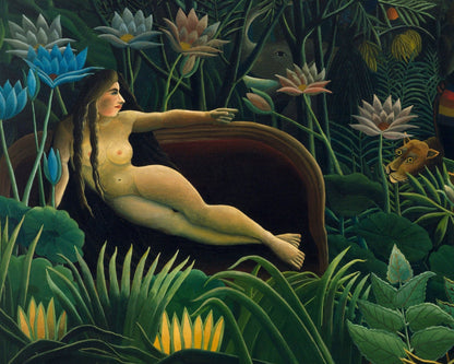 Henri Rousseau "The Dream" (c.1910) - Mabon Gallery