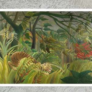 Henri Rousseau “Tiger in a Tropical Storm (Surprised!)” (c.1891) - Mabon Gallery
