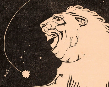 Henri van der Stok "Zodiac Sign: Leo" (c.1928) Astrological Star Constellation Birth Sign - Mabon Gallery