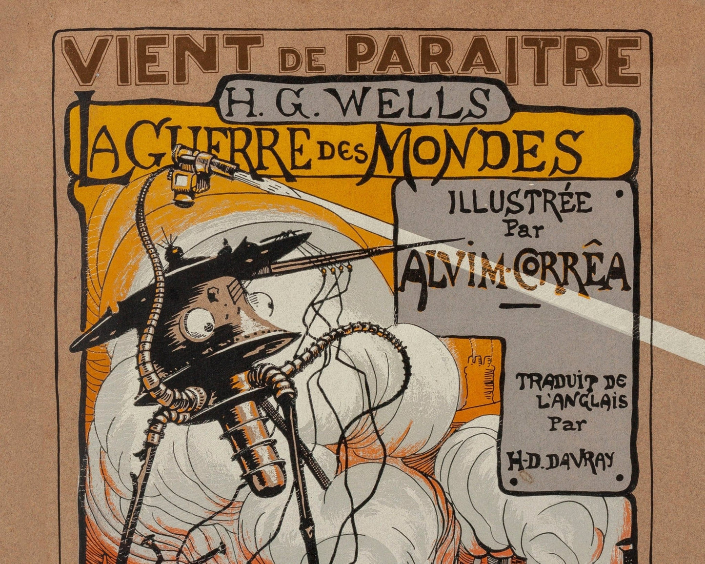 Henrique Alvim Corrêa "La Guerre Des Mondes / The War of the Worlds" (c.1906) - Mabon Gallery