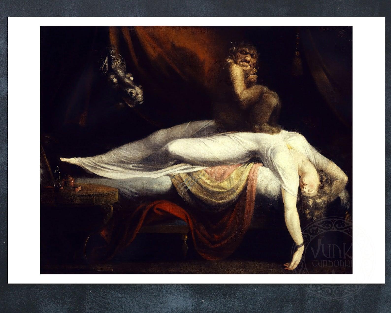 Henry Fuseli "The Nightmare" (c.1781) - Mabon Gallery