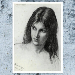 Henry James Draper "Study for the Kelpie" (c.1913) - Mabon Gallery