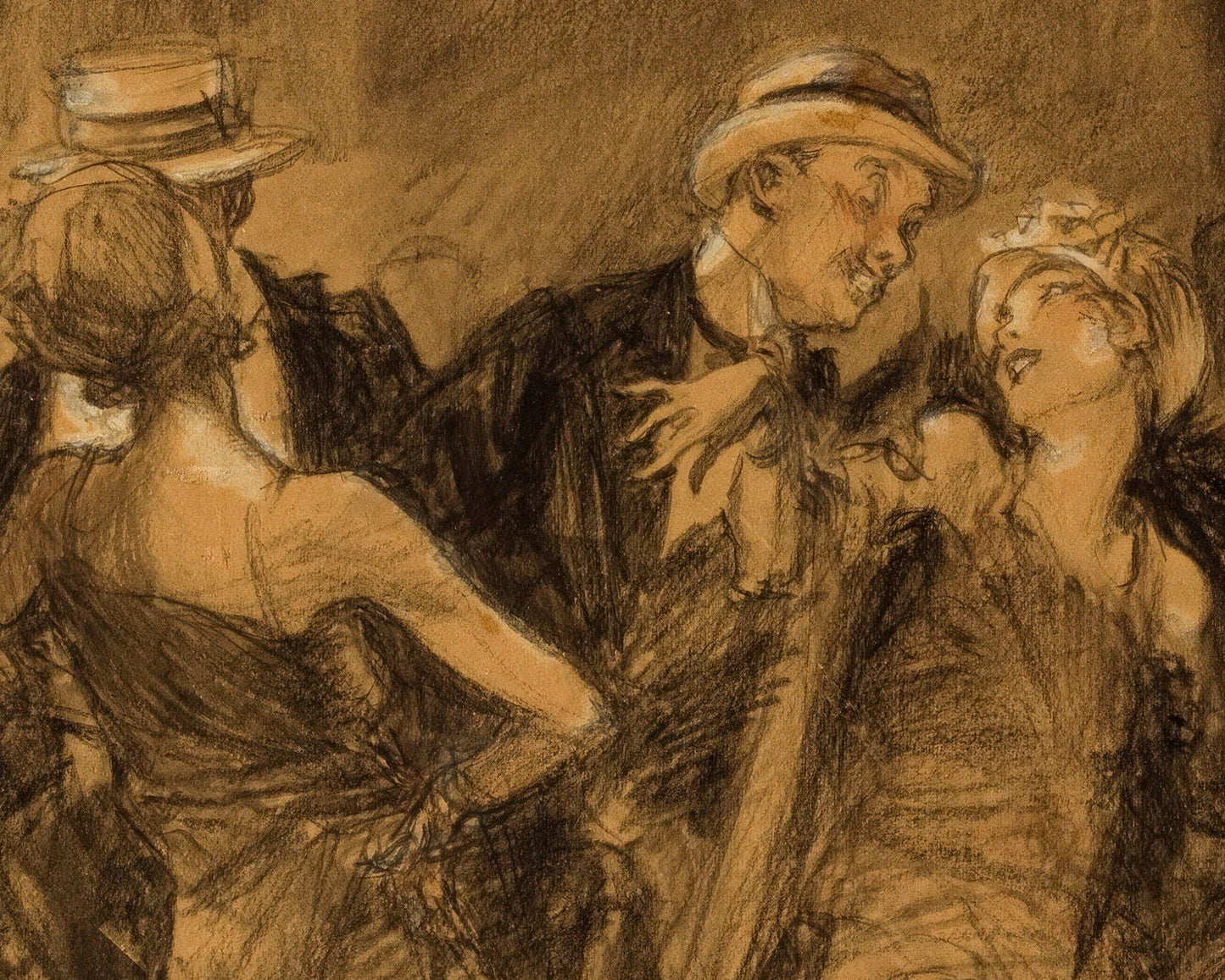Henry Patrick Raleigh "The Speakeasy" (c.1925) Saturday Evening Post Illustration - Mabon Gallery