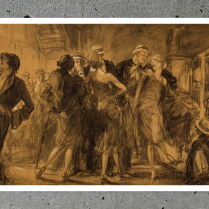 Henry Patrick Raleigh "The Speakeasy" (c.1925) Saturday Evening Post Illustration - Mabon Gallery