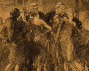 Henry Patrick Raleigh "The Speakeasy" (c.1925) Saturday Evening Post Illustration - Mabon Gallery