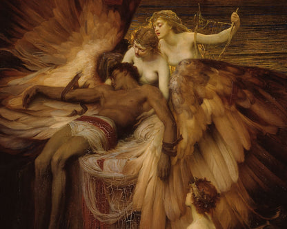 Herbert James Draper "The Lament for Icarus" (c.1898) - Mabon Gallery