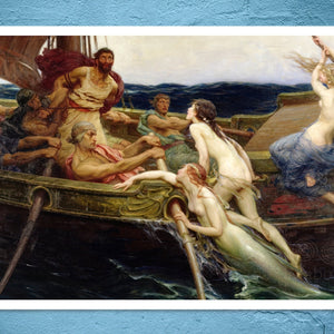 Herbert James Draper “Ulysses and the Sirens” (c.1909) - Mabon Gallery
