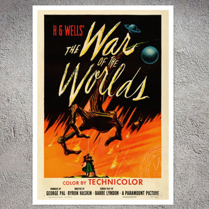 H.G Wells "The War of The Worlds" (1953) - Mabon Gallery