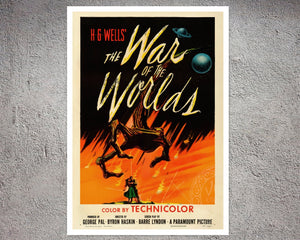 H.G Wells "The War of The Worlds" (1953) - Mabon Gallery