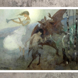 Hilda Hechle "A Moonlight Phantasy" (c.1916) - Mabon Gallery