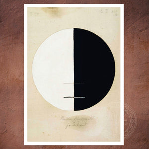 Hilma af Klint "Buddha’s Standpoint in the Earthly Life No. 3a" (c.1920) - Mabon Gallery