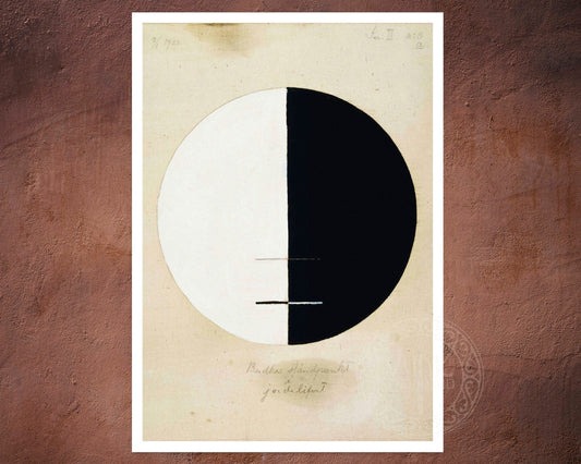 Hilma af Klint "Buddha’s Standpoint in the Earthly Life No. 3a" (c.1920) - Mabon Gallery