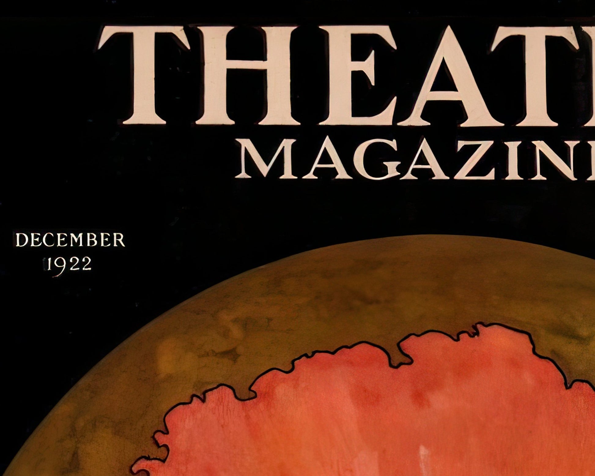 Homer Conant "Theatre Magazine Cover - December 1922" - Mabon Gallery