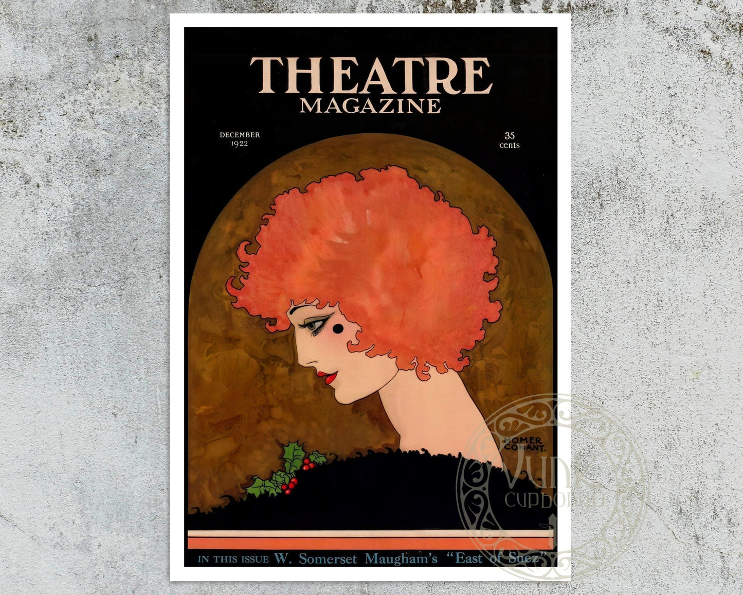 Homer Conant "Theatre Magazine Cover - December 1922" - Mabon Gallery